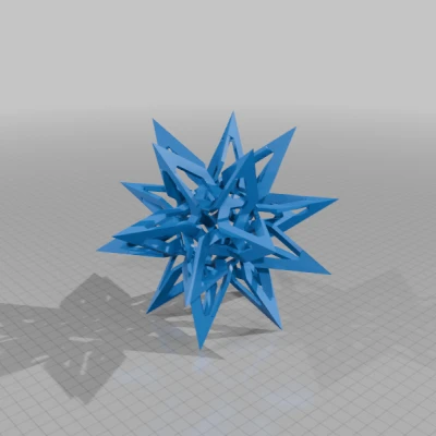 ESCHER STAR ICOSAHEDRAL POLYKNOT 1