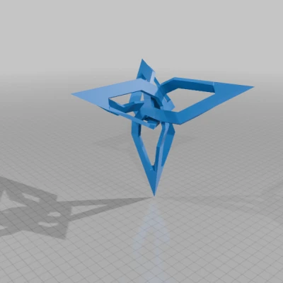 Mô hình Nút Thắt Hình Sao Tứ Diện Escher 1