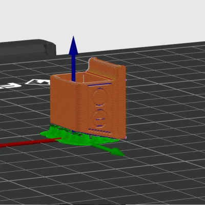 Red Dot Sight cho Glock Fidget Keychain – đồ chơi mini trượt 3D print