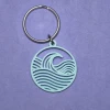 Móc khóa pendant Sóng Biển (Ocean Wave) 30 mm - Thumbnail 2