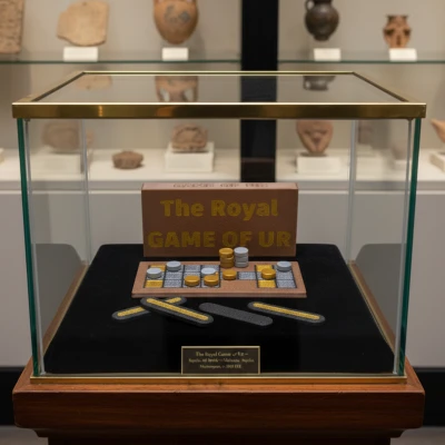 Royal GAME OF UR bản du lịch (chơi với LEGO tile 1x1)