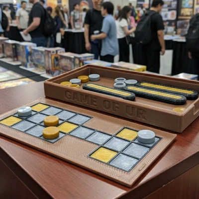 Royal GAME OF UR bản du lịch (chơi với LEGO tile 1x1)