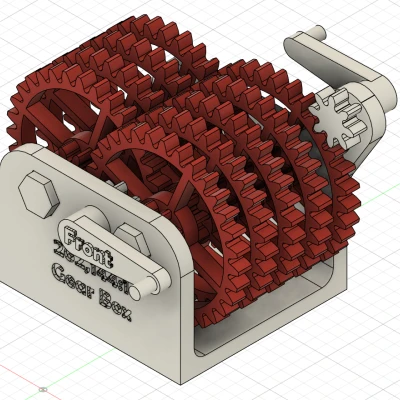 Hộp số giảm tốc (Tỉ số truyền 262.144:1)