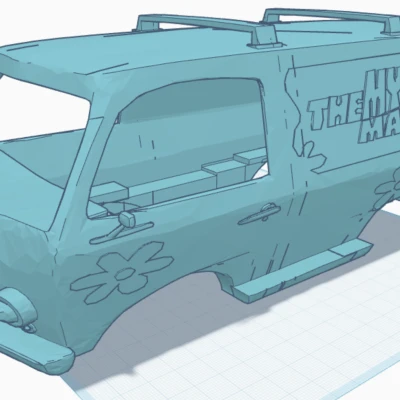 Mô hình 1:24 SCX24 Mystery Machine