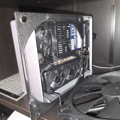 Ngàm gắn quạt 200mm cho mặt sau Jonsbo NV10 (Back Panel Fan Mount)