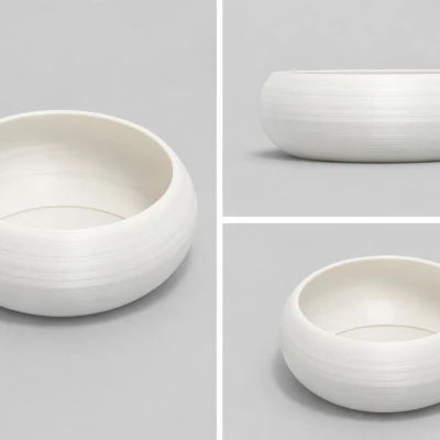 Tô/Khay In 3D Tối Giản – Đựng Chìa Khóa, Sắp Xếp Bàn, Đựng Trái Cây