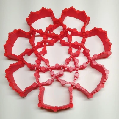 21 Crossing Knotted Kastle 1