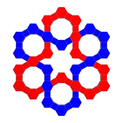 Sơ đồ BRUNNIAN LINK 6 mảnh (Diagram 1)