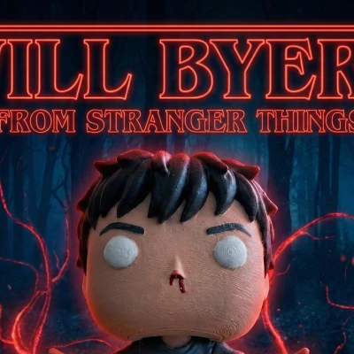 Will Byers – Tượng Psychic Stand (lấy cảm hứng Stranger Things) đầu chỉnh được
