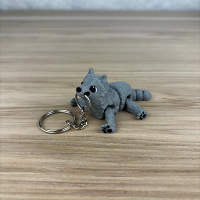 Móc Khóa Sói (Wolf Keychain)