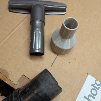 Adapter Rigid Shop Vac 2 1/4" sang phụ kiện Shark dạng taper (kèm STEP)