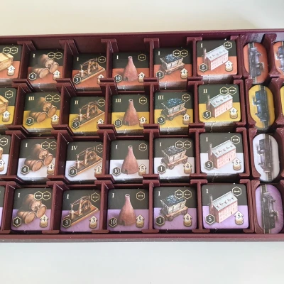 Brass Birmingham - Board Game Inserts (Bộ Organizer/Insert cho hộp game)