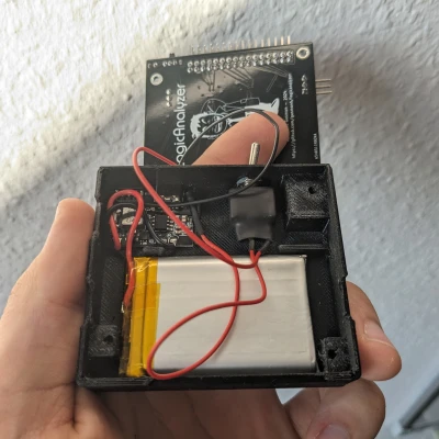 Vỏ cho gusmanb Logic Analyzer kèm pin sạc (Rechargeable Battery)