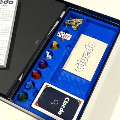 Khay chia hộp Cluedo (Clue) – box insert sắp xếp phụ kiện