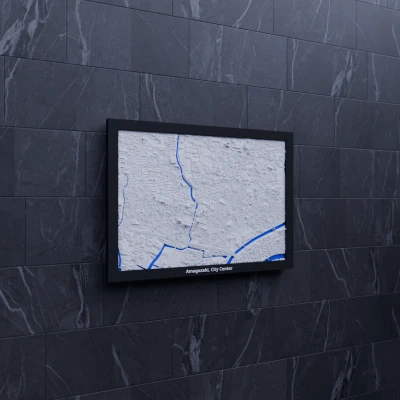 Amagasaki, City Center, Nhật Bản - Mô hình thu nhỏ 3D