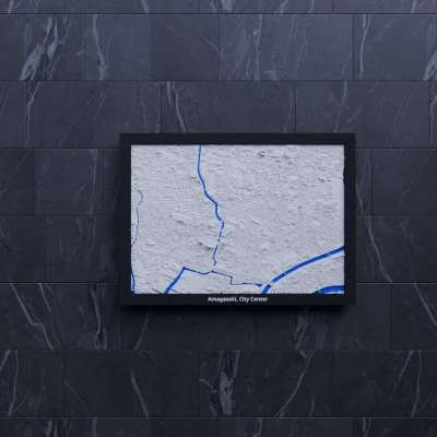 Amagasaki, City Center, Nhật Bản - Mô hình thu nhỏ 3D