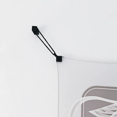 Bộ treo khăn choàng lên tường (Wall scarf hanger kit)