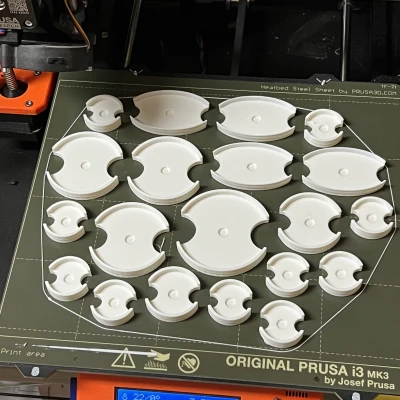 Dụng cụ gắn nam châm cho đế miniature (tròn & oval)