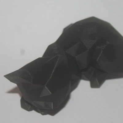 Mèo Low Poly Đang Ngủ (không cần supports)