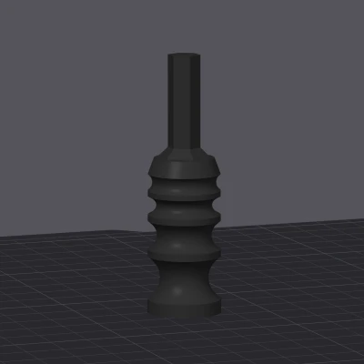 Dụng cụ burnishing có trục lục giác (hex) kẹp chuck máy khoan