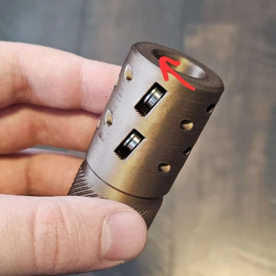 Simple 6 Bearing Silly Collet BCAR