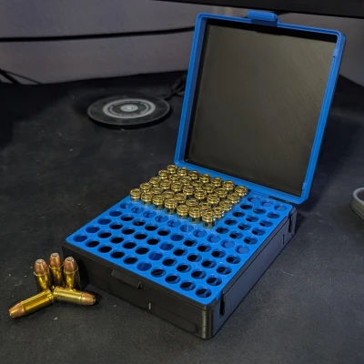 Hộp đạn 9 mm Luger (100 viên) xếp chồng, liên kết được