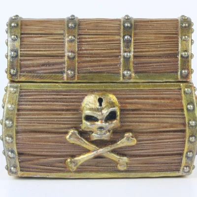 Rương Kho Báu Cướp Biển Modular: Xu Vàng, Đầu Lâu & Xương Chéo (Set #3)