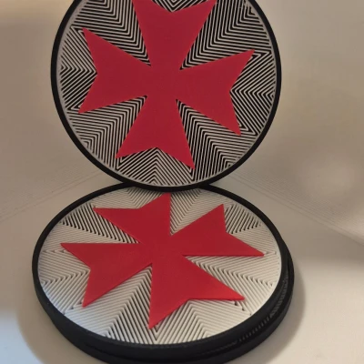 Lót ly Black Templar Coaster 40K