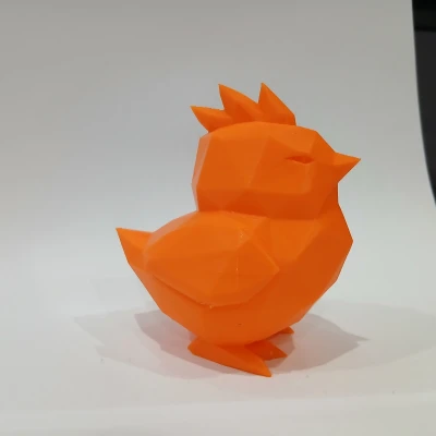Chim/Chick Low Poly Hiện Đại (Modern Low Poly Bird / Chick) – Mẫu In 3D