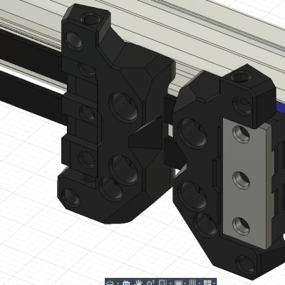 Ngàm Printhead Archetype cho Parallax Gantry Belt Routing (MGN9)