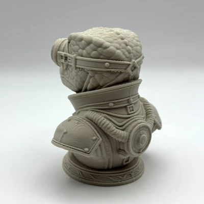 Tượng Bán Thân Thằn Lằn Steampunk (Steampunk Lizard Bust)