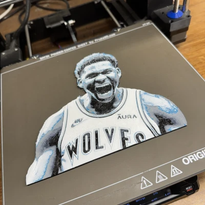 HueForge Anthony Edwards