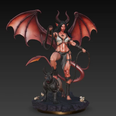 Succubus Domina Infernal – Nữ Chủ Địa Ngục cùng Hellhound & Roi