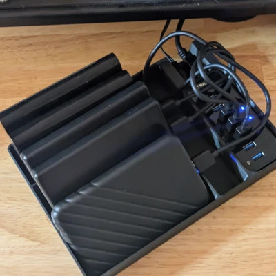 Khay sắp xếp USB Hub và ổ gắn ngoài