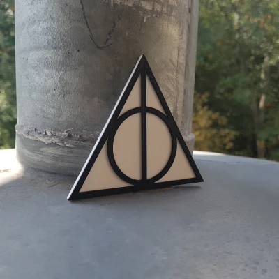 Nam châm biểu tượng Bảo bối Tử thần Harry Potter