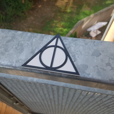 Nam châm biểu tượng Bảo bối Tử thần Harry Potter