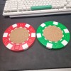 Đế lót ly Poker Chip (Poker Chip Coaster) - Thumbnail 1