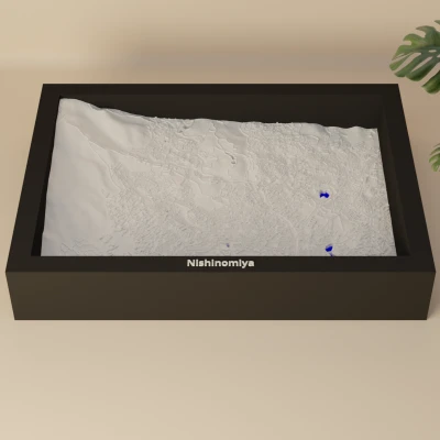 Nishinomiya, Koyoen, Japan - Mô hình thu nhỏ 3D