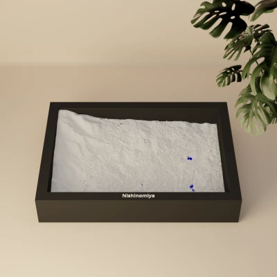 Nishinomiya, Koyoen, Japan - Mô hình thu nhỏ 3D