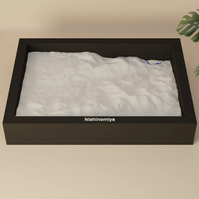 Nishinomiya, Yamaguchi, Japan - Mô hình 3D Miniature