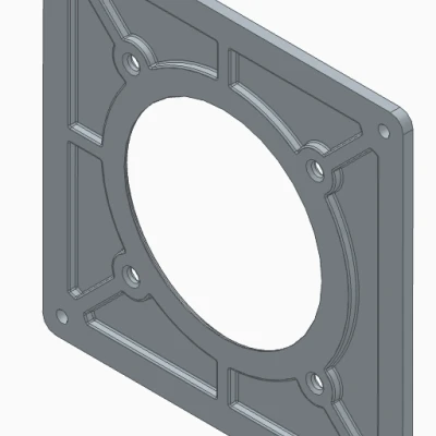 Adapter quạt 80mm canh giữa lên lỗ case 140mm