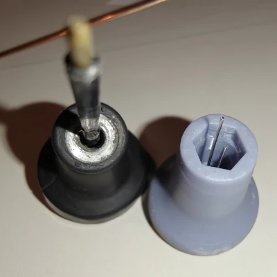 Núm vặn đèn khẩn cấp cho máy kéo cũ / Warnblink-Knauf für alte Traktoren