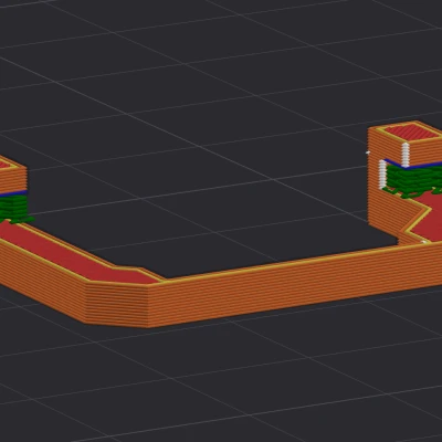 Giá đỡ RP2040 Zero cho tay cầm SNES (Snes 2040 Zero Holder)