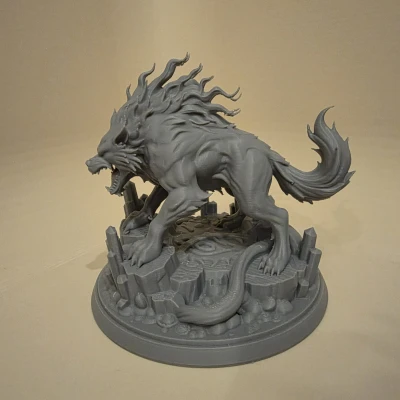 Carcharoth – Největší Vlk Morgotha (Mini fantasy in 3D)