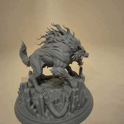 Carcharoth – Největší Vlk Morgotha (Mini fantasy in 3D)