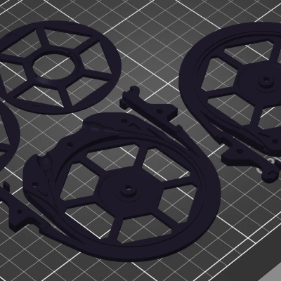 MMU3 R4 Casette dùng vòng bi 608 (MMU3 R4 Casette With 608 Bearing)