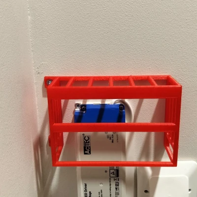 Nắp Che Tản Nhiệt Cho LED Power Supply (Heat Cover) In 3D