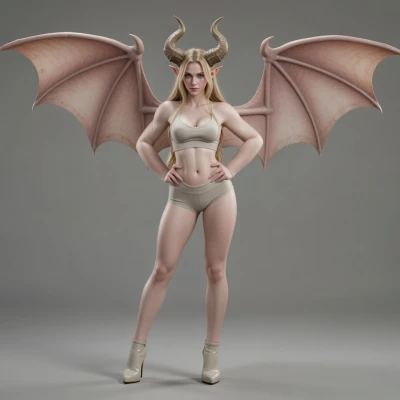 Succubus Quỷ Có Cánh – Tượng Nữ Fantasy (Không NSFW)