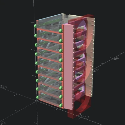 Khay HDD hot swappable (hot swappable HDD cage) dùng SATA panel mount