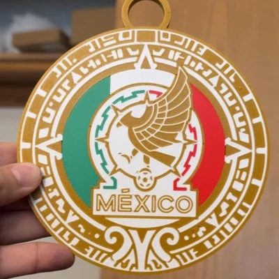 Mexico World Cup Hype Chain – Dây chuyền Hype in 3D đa màu